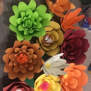Paper flowers